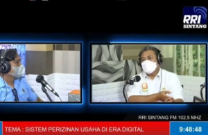 Inspirasi Pagi RRI Sintang "Sistem Perizinan Usaha di Era Digital"